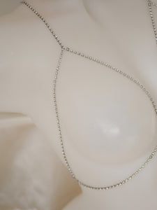 Bijoux de poitrine argenté