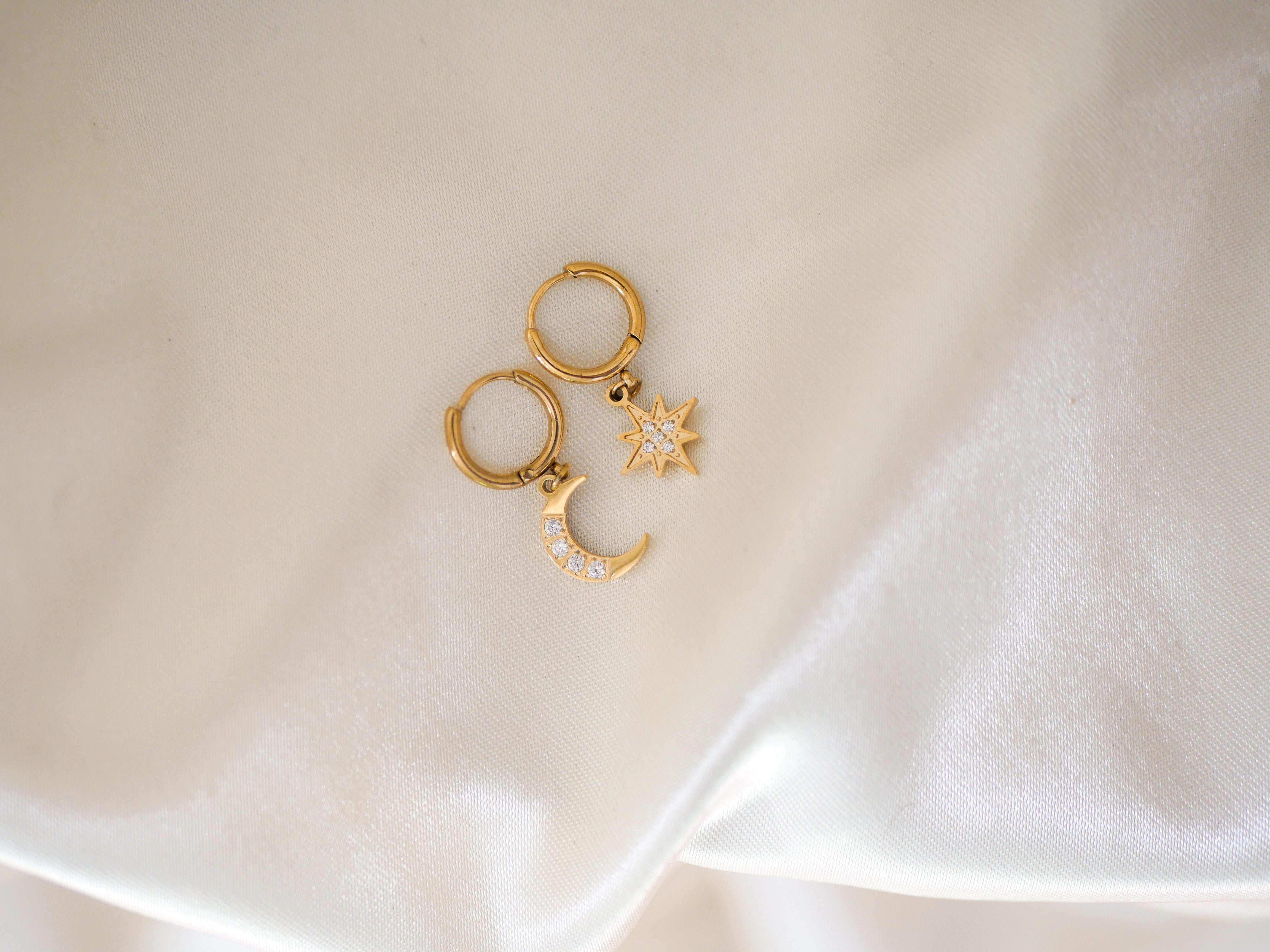 Boucles d’oreilles sun&moon