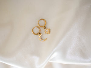 Boucles d’oreilles sun&moon